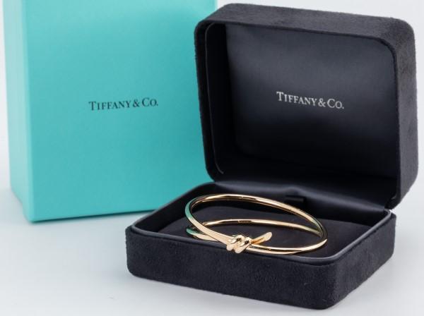 Tiffany & Co. (ティファニー) バングル 750PG ノット ダブルロウヒンジバングル｜郡山の質店・ Brera（ブレラ）